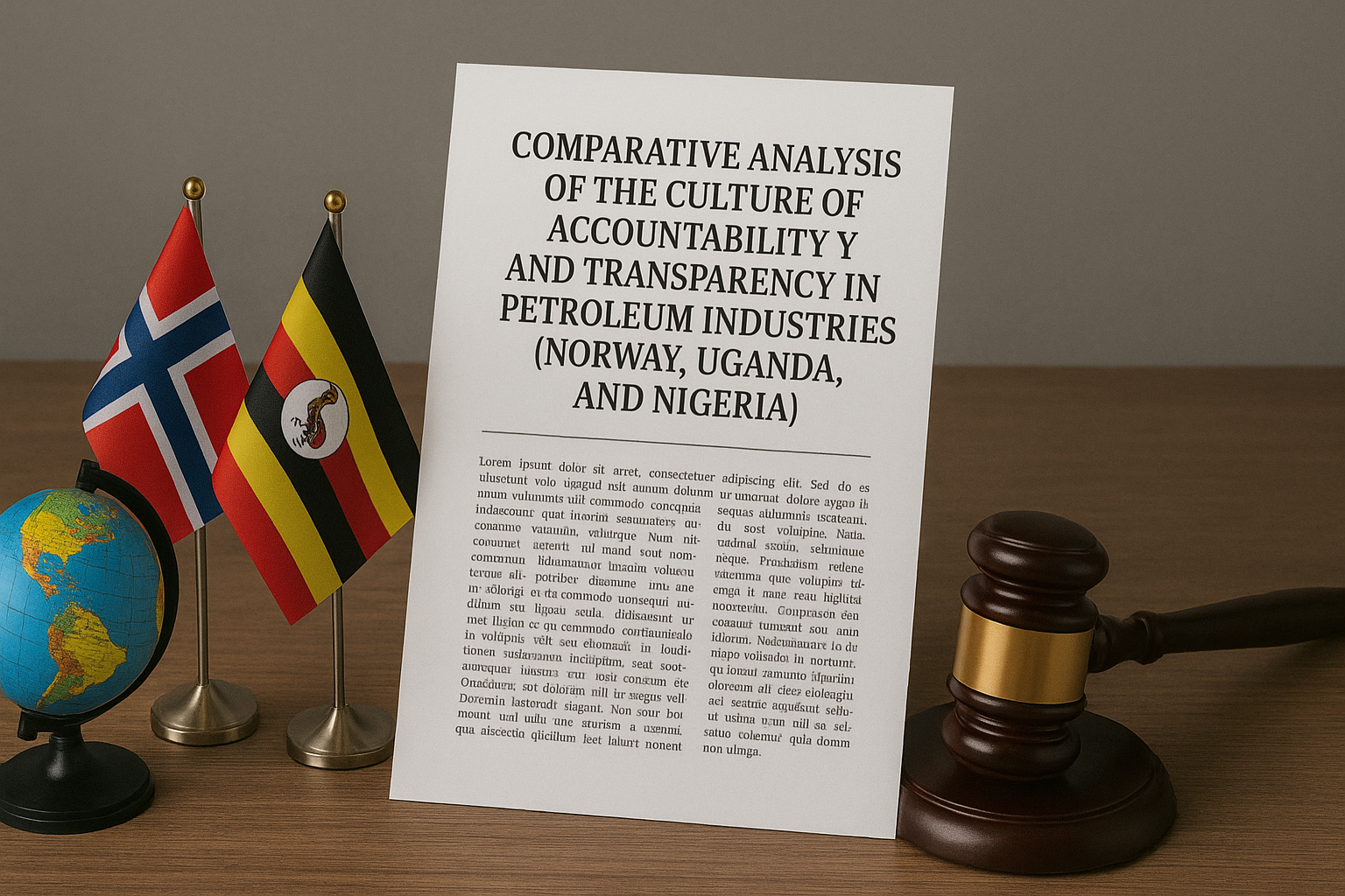 Comparative Analysis of the Culture of Accountability and Transparency in the Petroleum Industries (Norway, Uganda, and Nigeria)