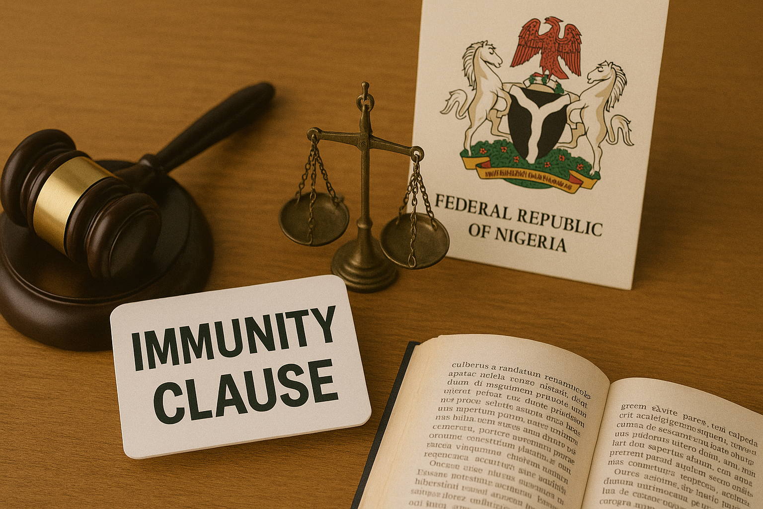 A CRITIQUE OF THE IMMUNITY CLAUSE IN THE 1999 COSITUTION OF THE FEDERAL REPUBLIC OF NIGERIA