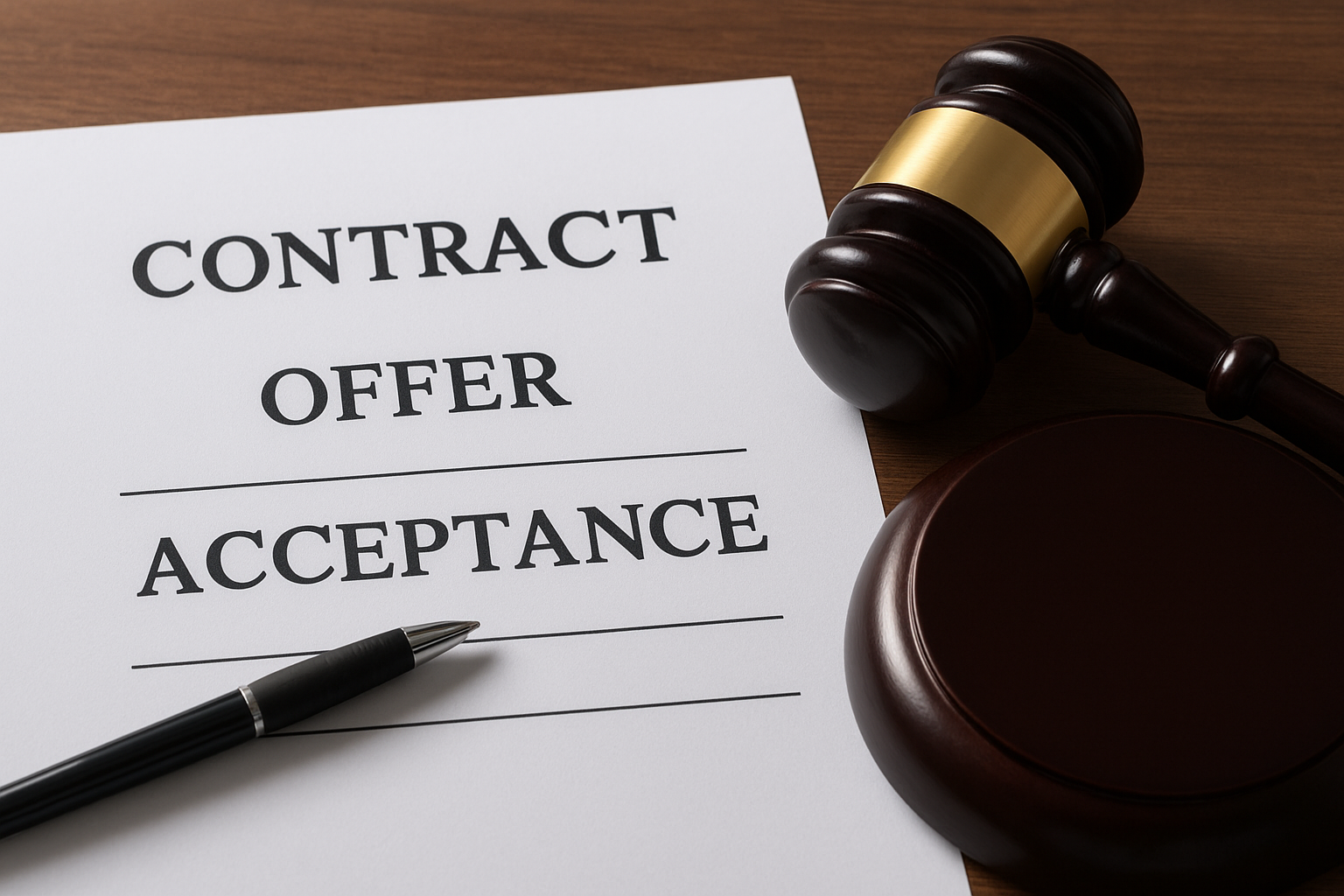 Why the Rules of Offer and Acceptance should be Changed.