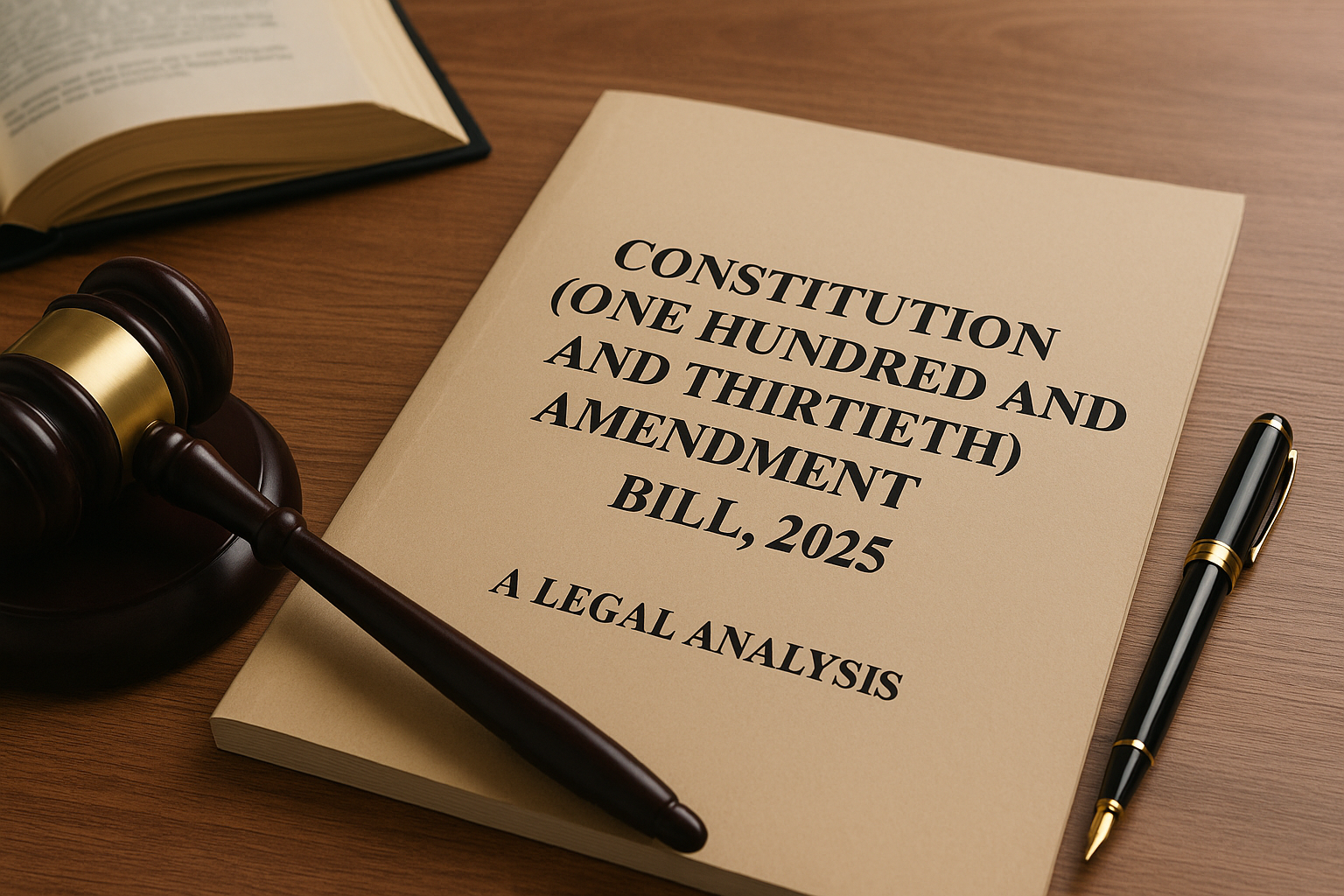CONSTITUTION (ONE HUNDRED AND THIRTIETH) AMENDMENT BILL, 2025: A LEGAL ANALYSIS