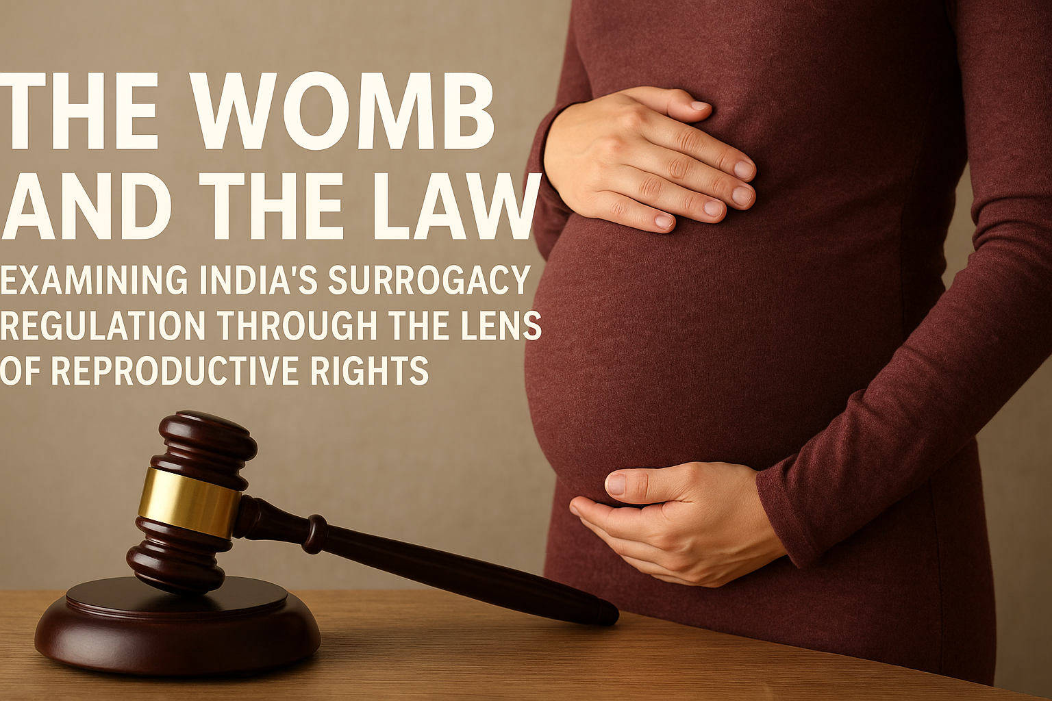 THE WOMB AND THE LAW: EXAMINING INDIA’S SURROGACY REGULATION THROUGH THE LENS OF REPRODUCTIVE RIGHTS