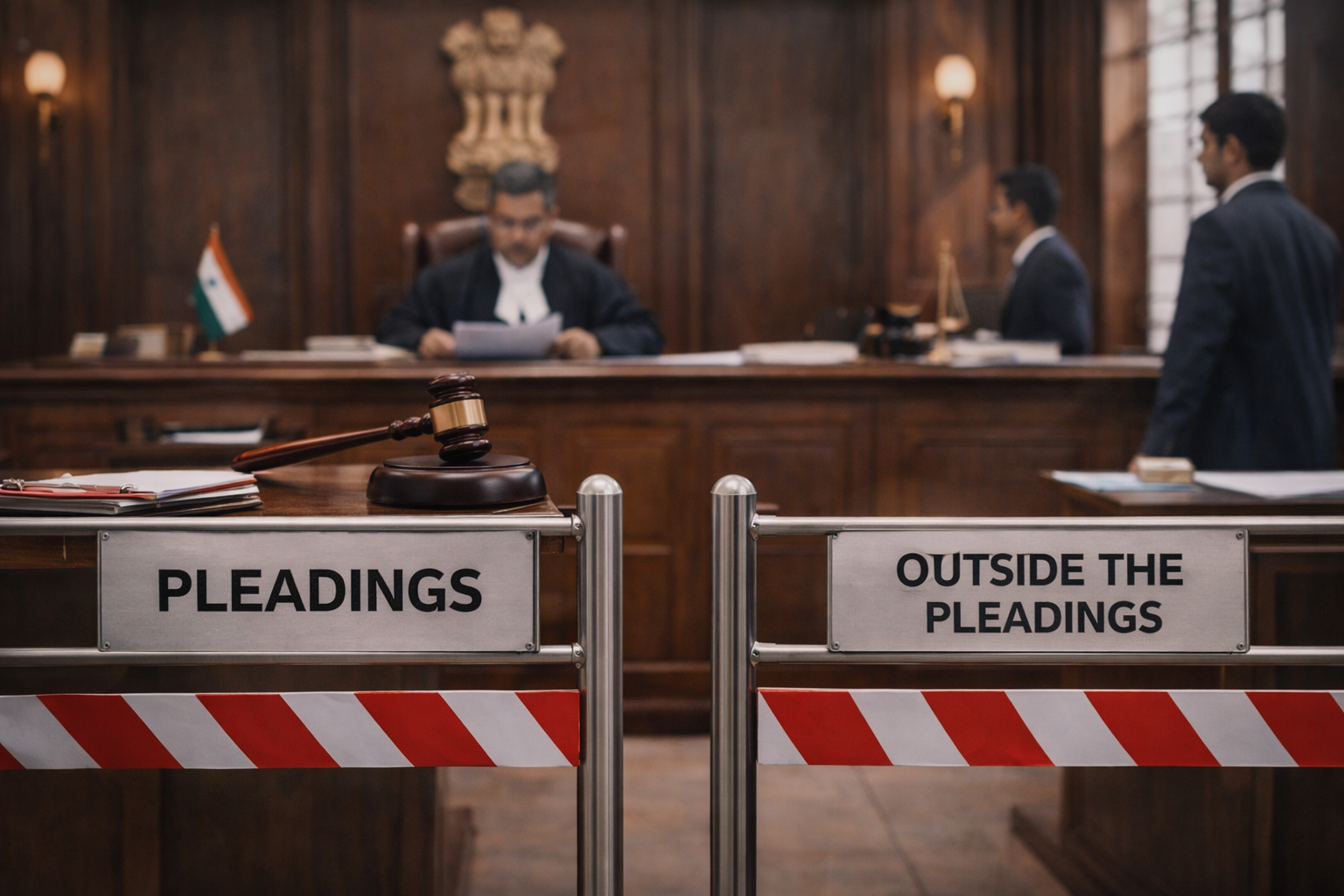 Why Courts Cannot Go Beyond Pleadings: Judicial Guardrails in Indian Civil Litigation