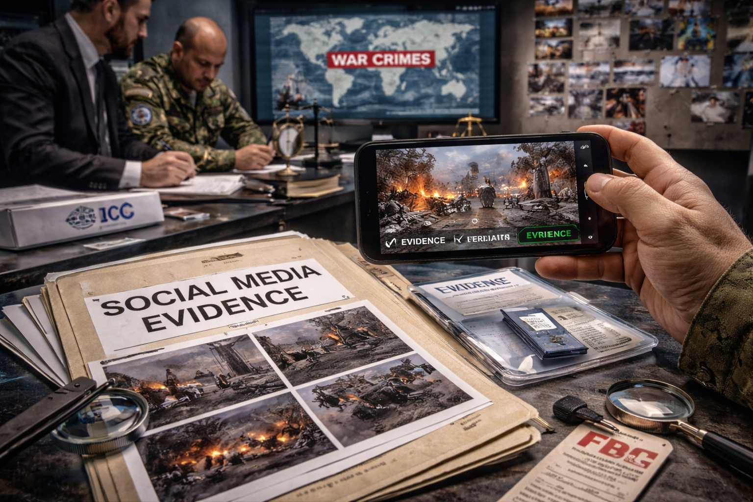 The Admissibility and Authenticity of Social Media Evidence in International War Crime Investigations