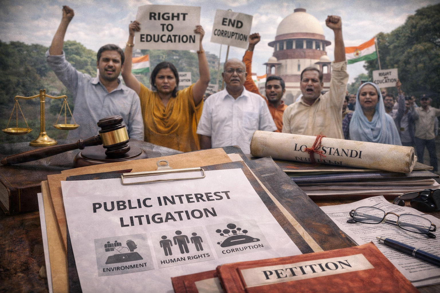 PUBLIC INTEREST LITIGATION AND LOCUS STANDI IN INDIA