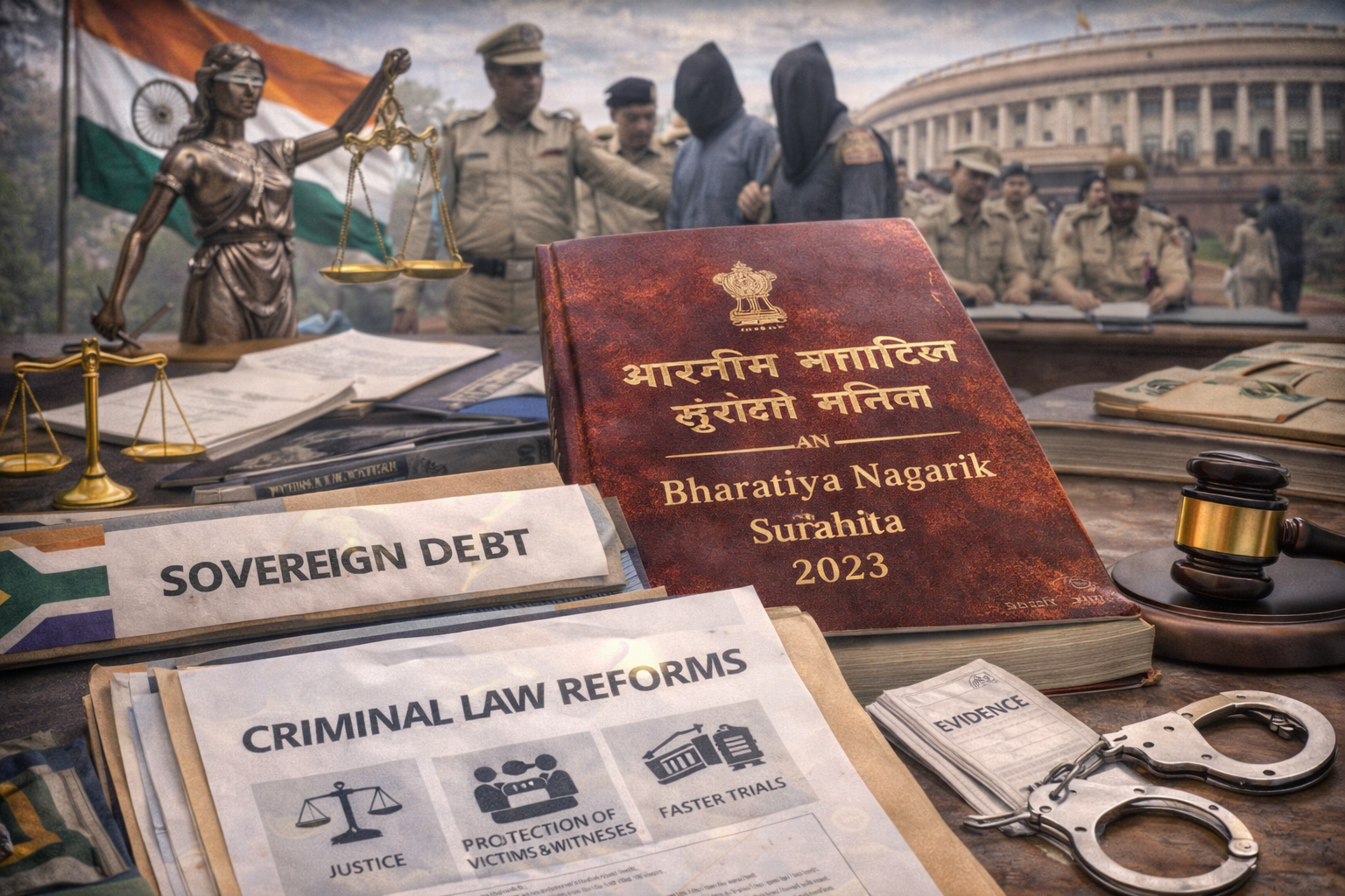 CRIMINAL LAW REFORMS IN INDIA : AT BHARATIYA NAGARIK SURAK SHASANHITA 2023