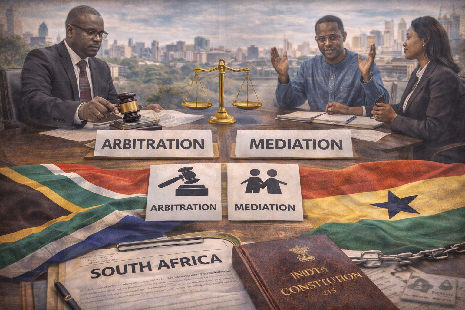 COMPARATIVE ANALYSIS OF ARBITRATION AND MEDIATION AS MECHANISMS OF ADR IN SOUTH AFRICA AND GHANA