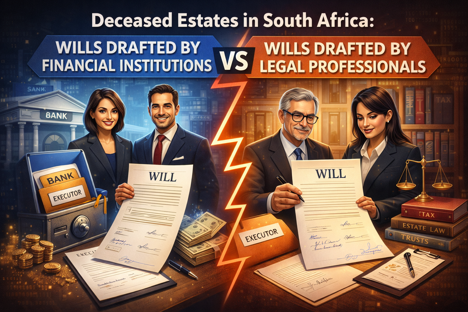 Deceased Estates in South Africa: Wills Drafted by Financial Institutions Compared to Wills Drafted by Legal Professionals