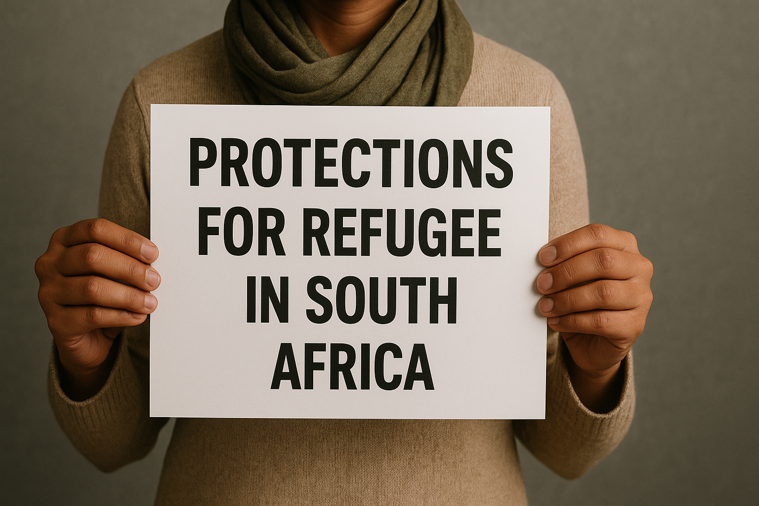 The protections provided to refugees under South African law, the challenges faced by refugees and the ways to improve the South African refugee law.