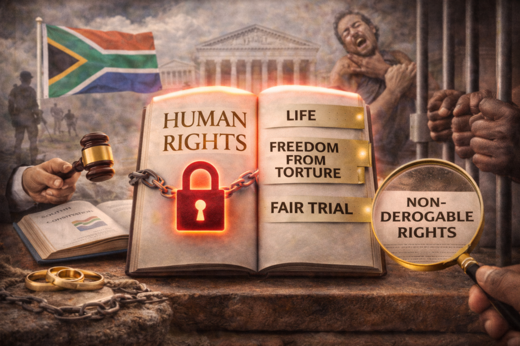 THE INTERPRETATION OF NON-DEROGABLE RIGHTS IN SOUTH - Record Of Law