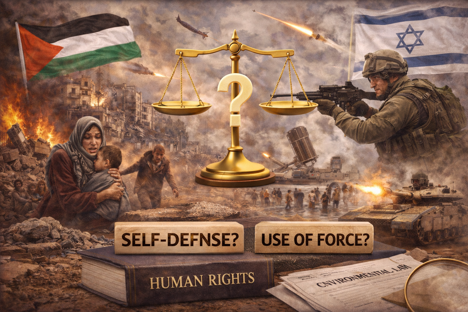 Do we think the recent use of force by Israel against Palestine can be termed as self- defence