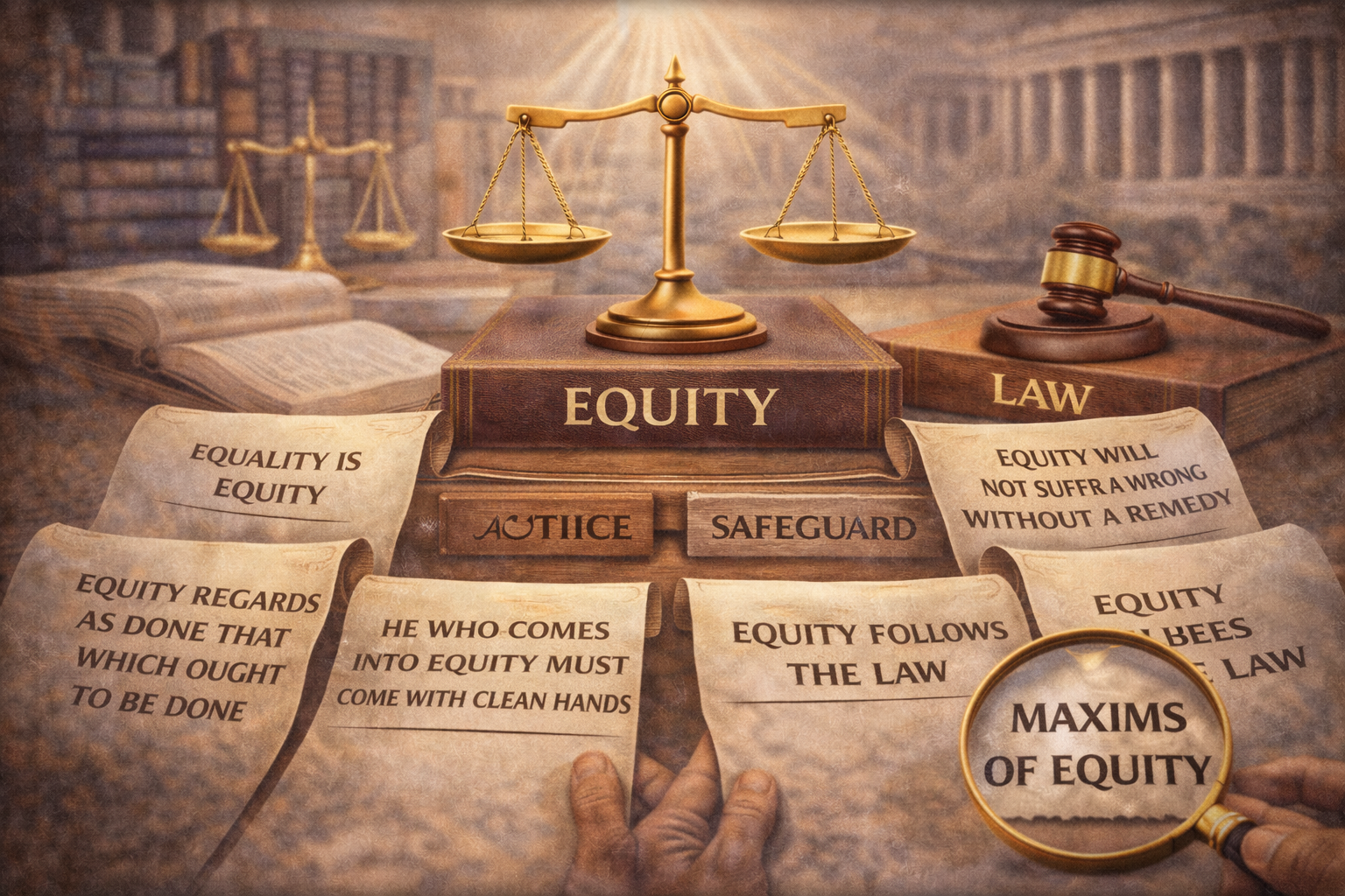 A SIMPLE GUIDE TO UNDERSTANDING THE MAXIMS OF EQUITY