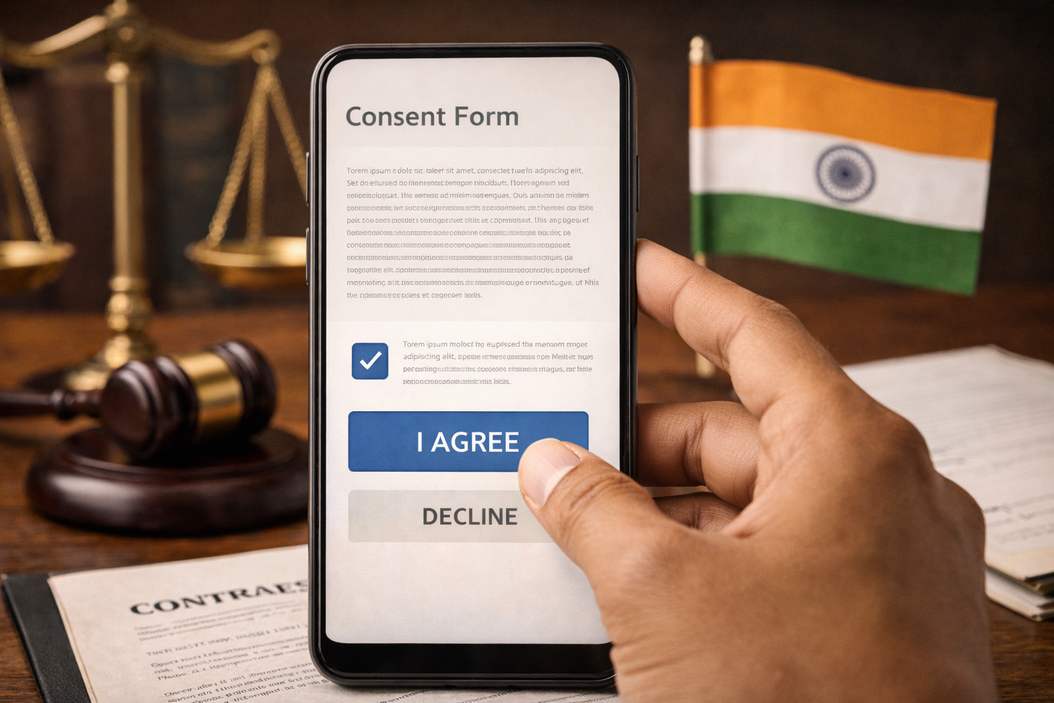 BEYOND THE CLICK: THE LEGAL ENFORCEABILITY OF DIGITAL CONSENT UNDER INDIAN LAW