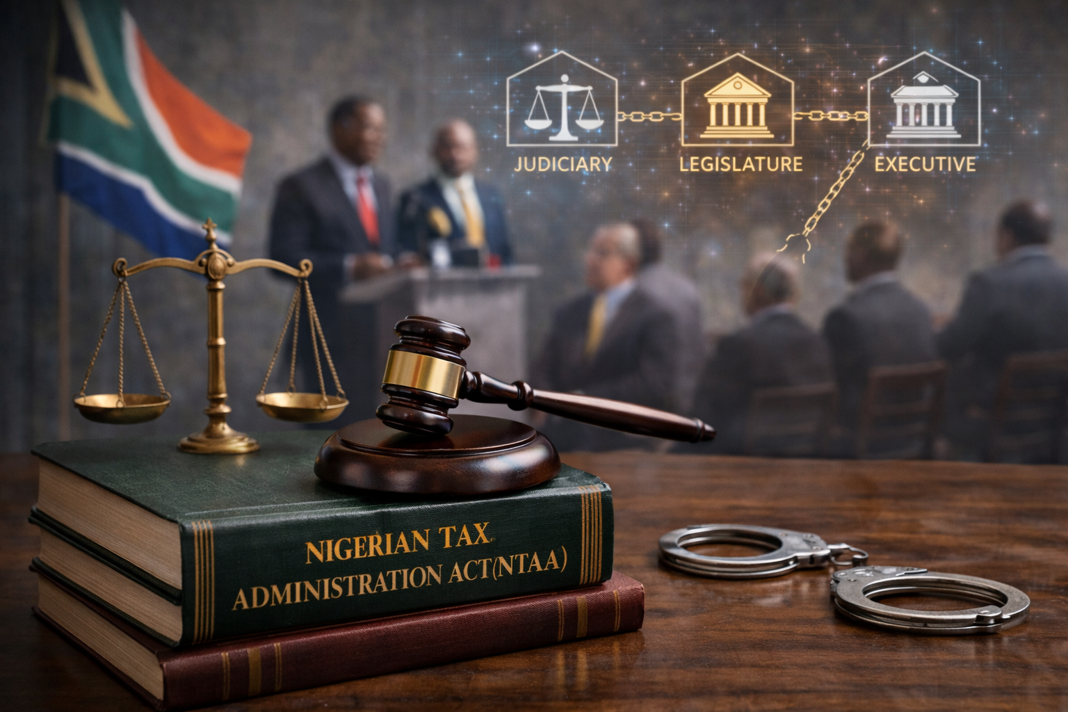 Can South Africa continue to claim separation of powers despite political influences in the justice system