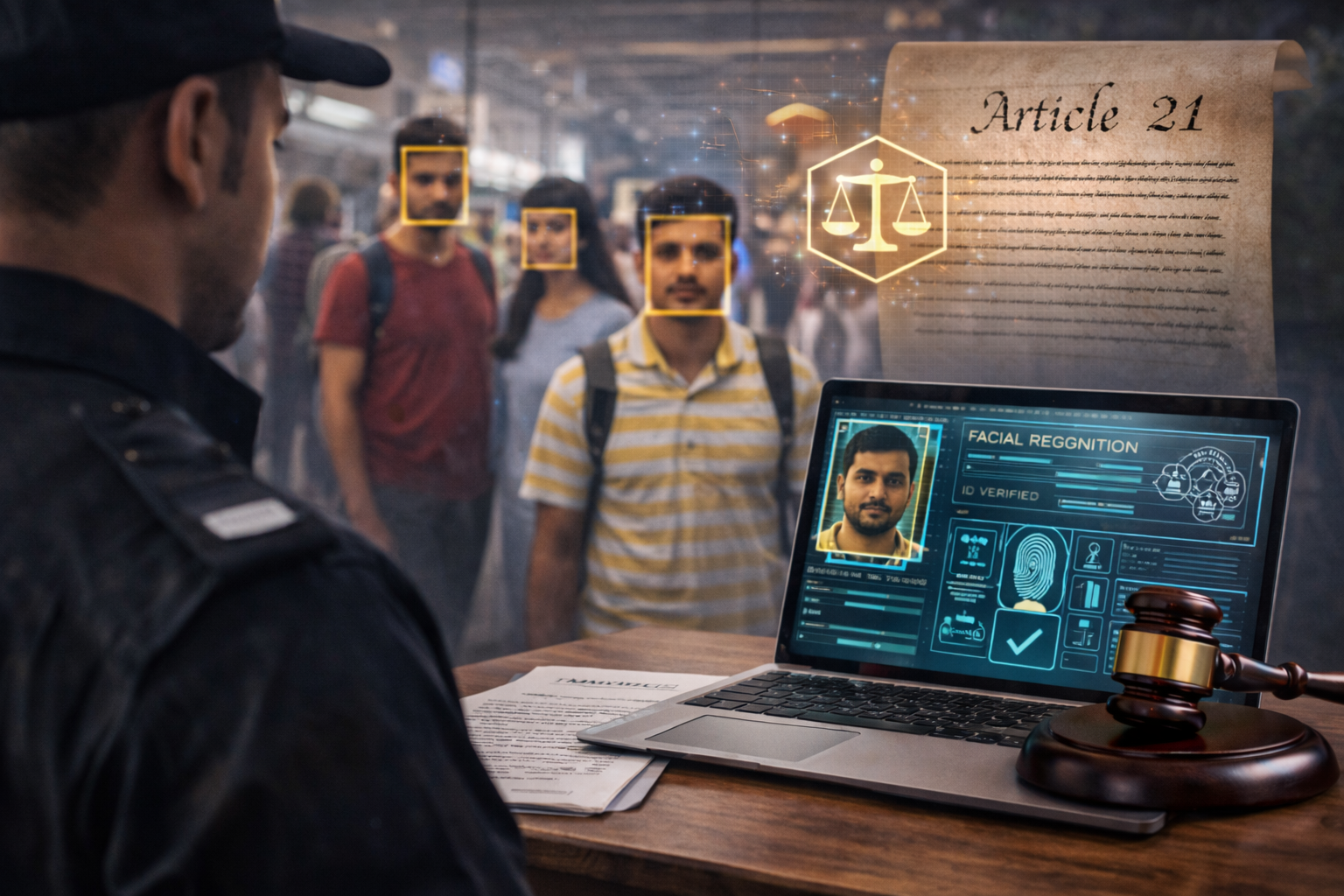 Facial Recognition in Public Places: Is It In Compliance With Article 21