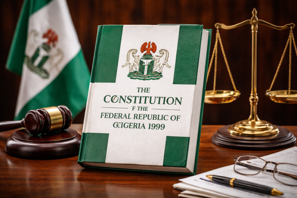Supremacy of the Constitution of the Federal Republic of Nigeria 1999 ...