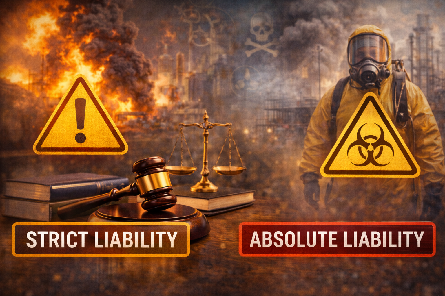 STRICT LIABILITY VS ABSOLUTE LIABILITY UNDER THE LAW OF TORTS