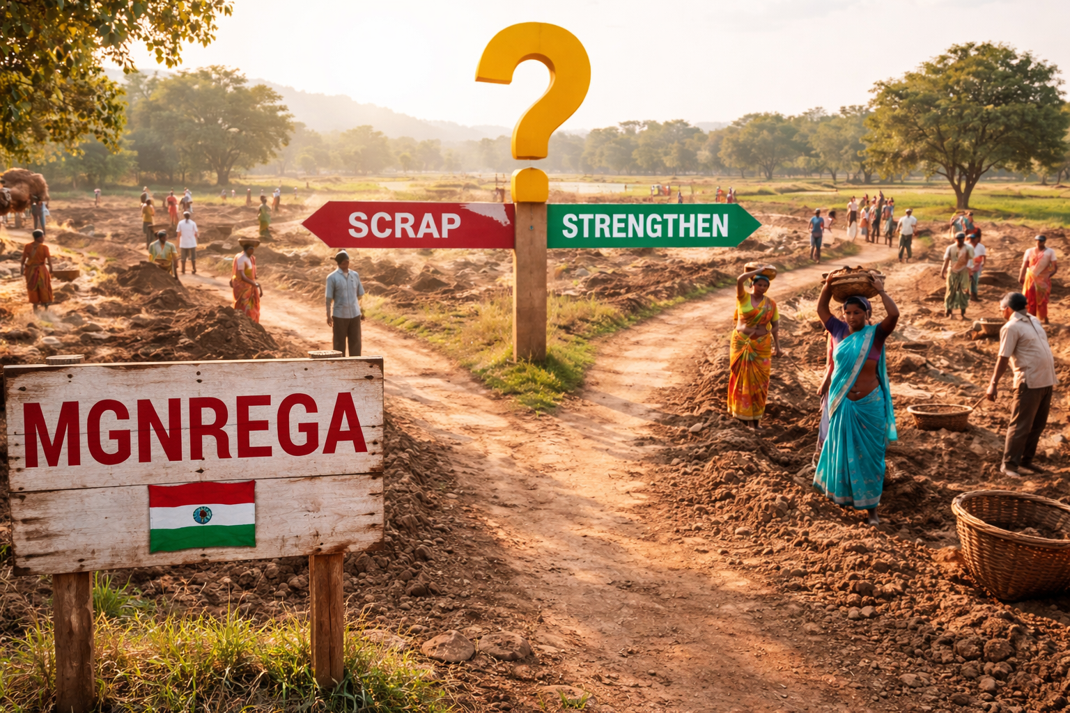 MGNREGA AT THE CROSSWORDS: SCRAPPING OR STRENGTHENING