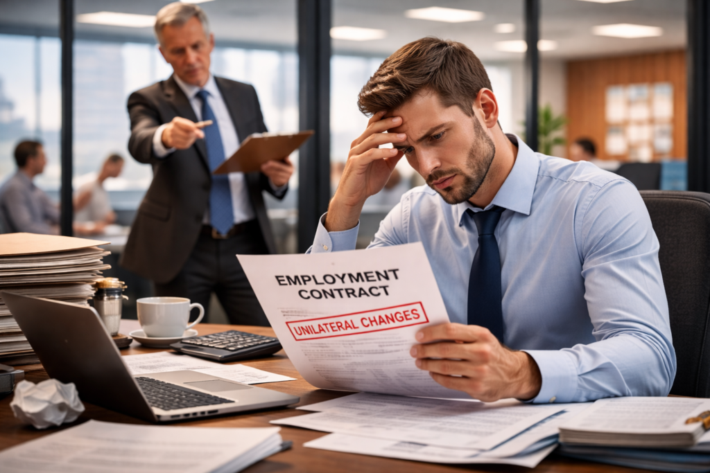 Challenges of Unilateral Variation of an Employment Contract by Anemployer.