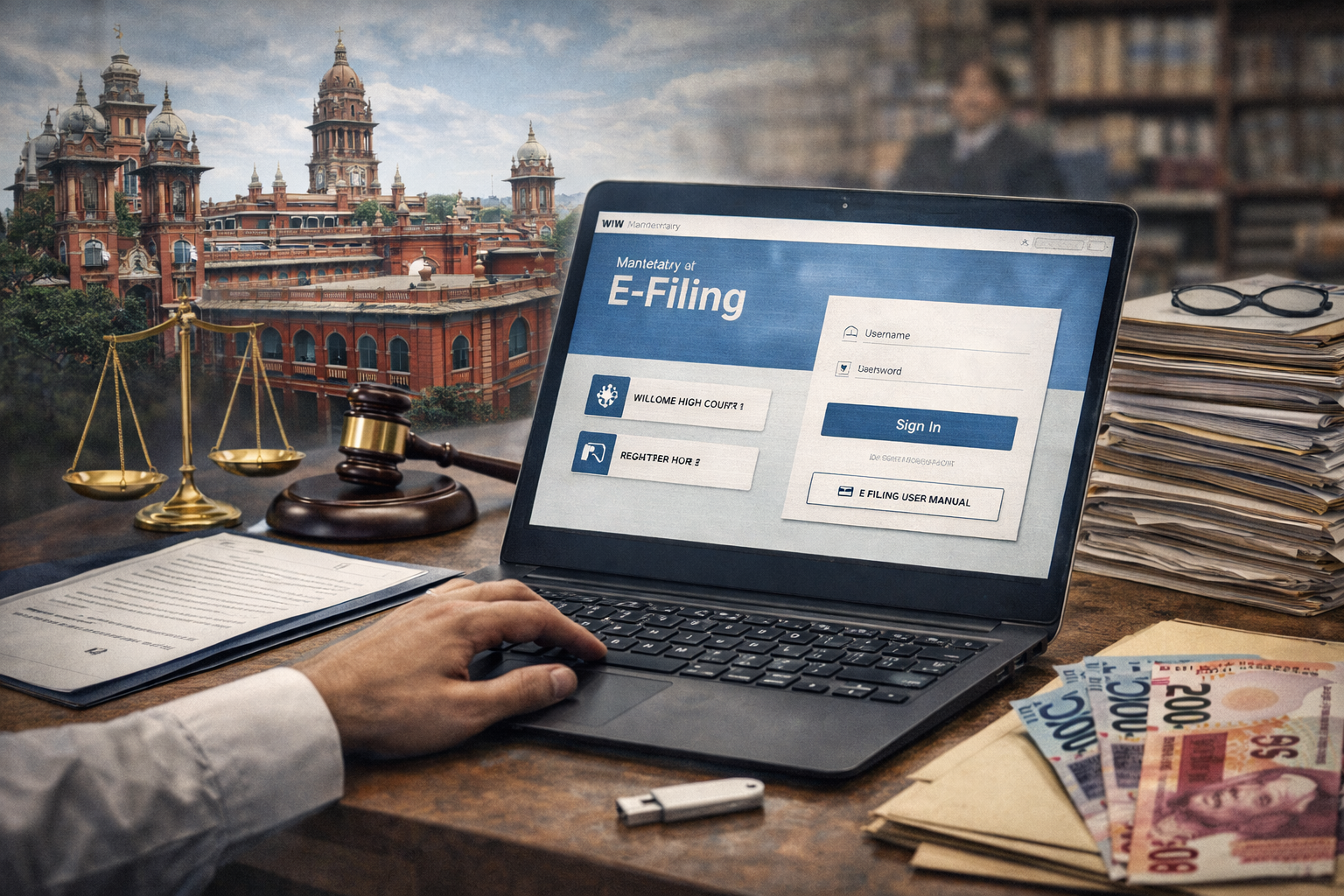 ISSUE OF MANDATORY E-FILING IN MADRAS HIGH COURT