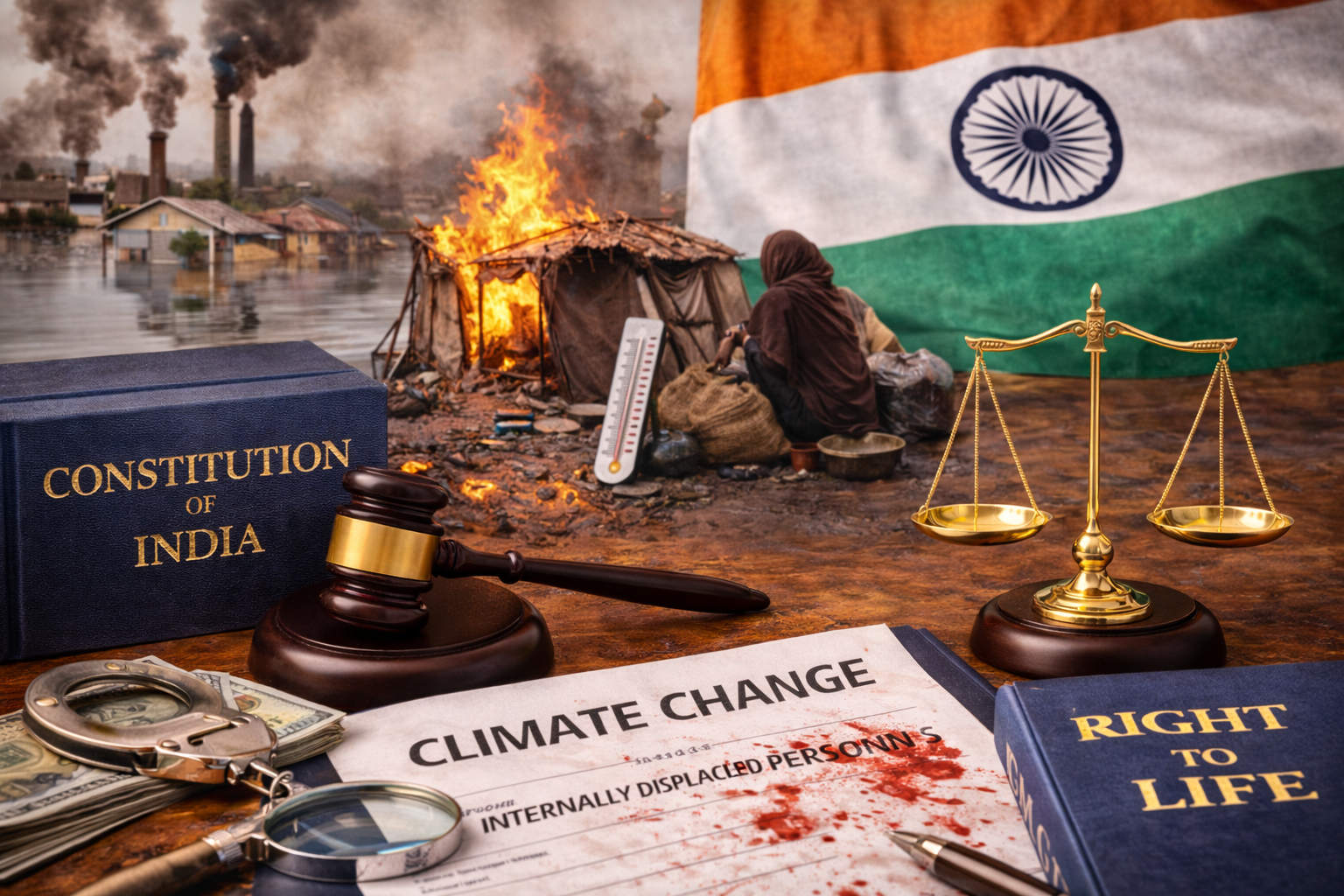 Climate Change Internal Displacement and the Right to Life: Assessing India’s Legal Framework