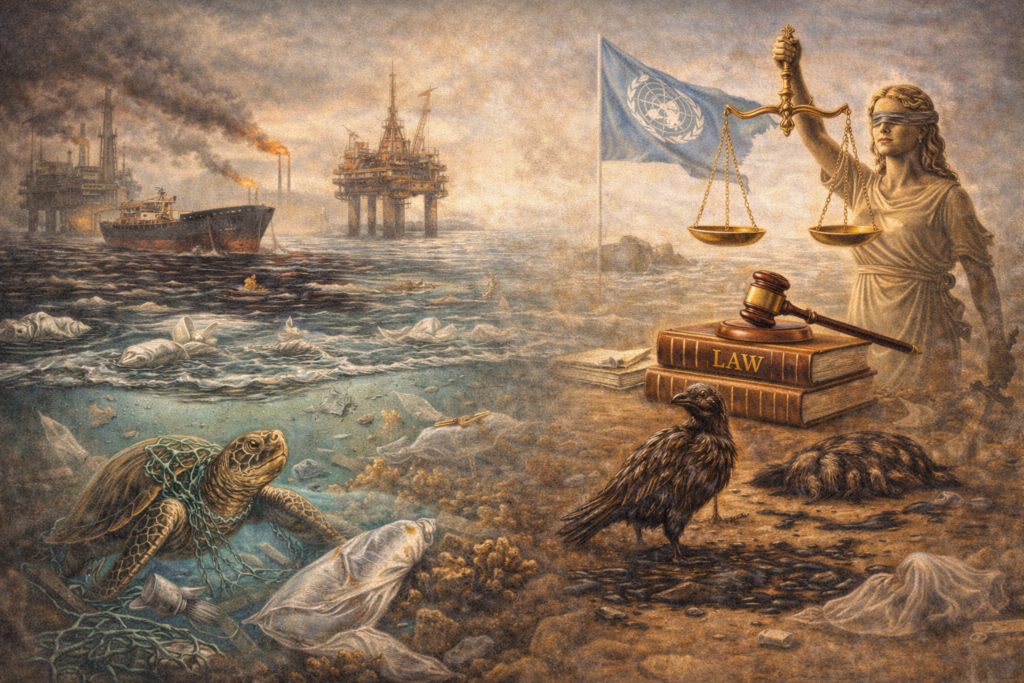 POLLUTED SEAS AND BROKEN ECOSYSTEM AN INTERNATIONAL LEGAL PERSPECTIVE ON MARINE POLLUTION