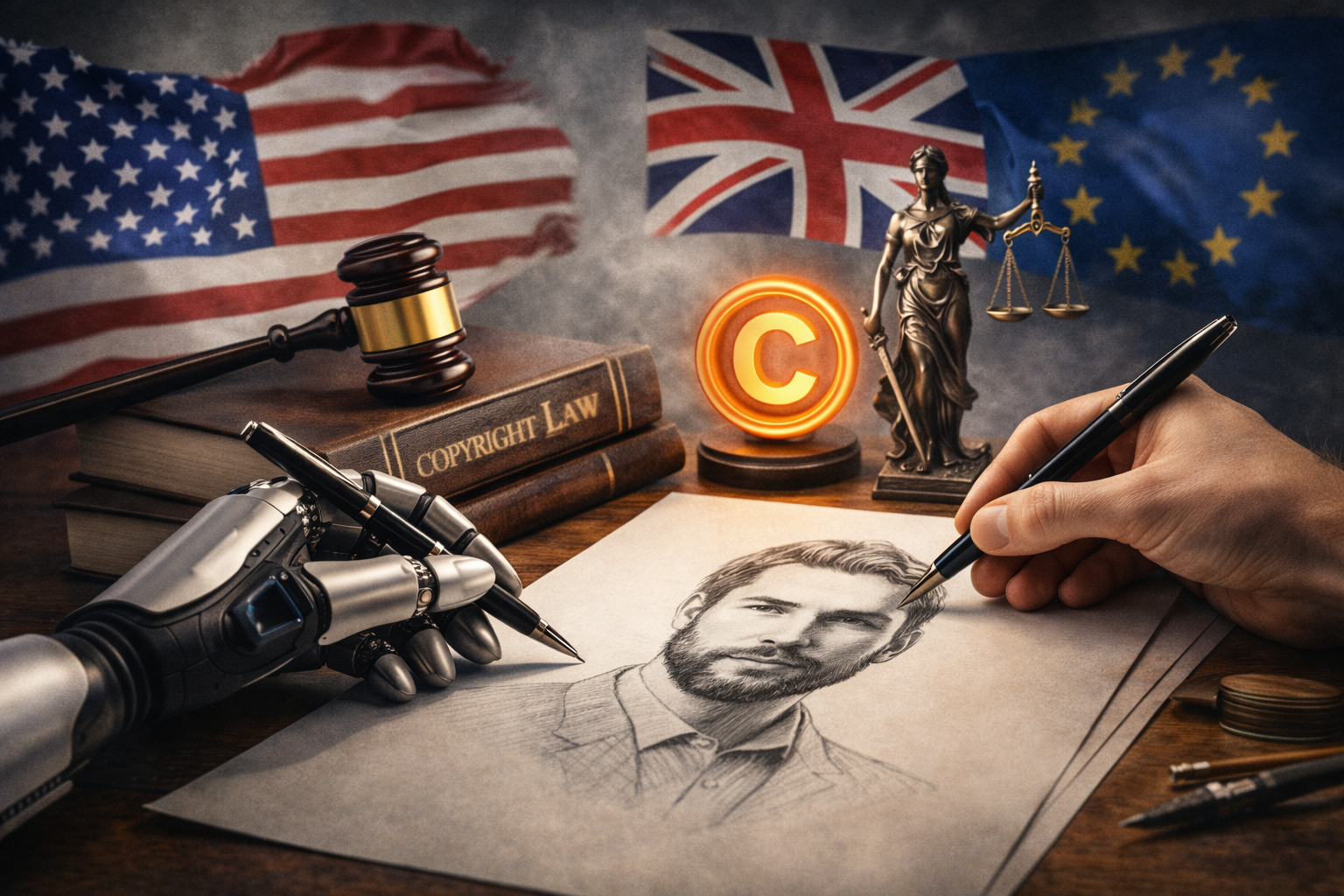 The Human Authorship Requirement for AIGenerated Works: A Comparative Analysis of US, UK and EU Copyright Law