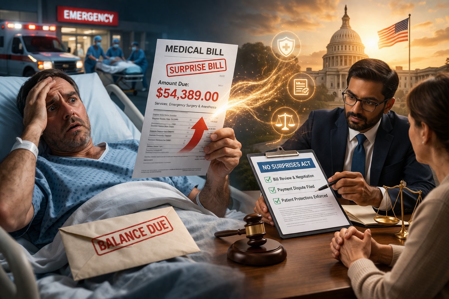 The Legal Battle Over “Surprise” Medical Billing ( No Surprises Act Implementation )
