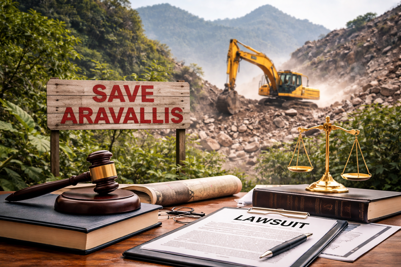 The Aravalli Crisis: Legal Battles Against Destruction