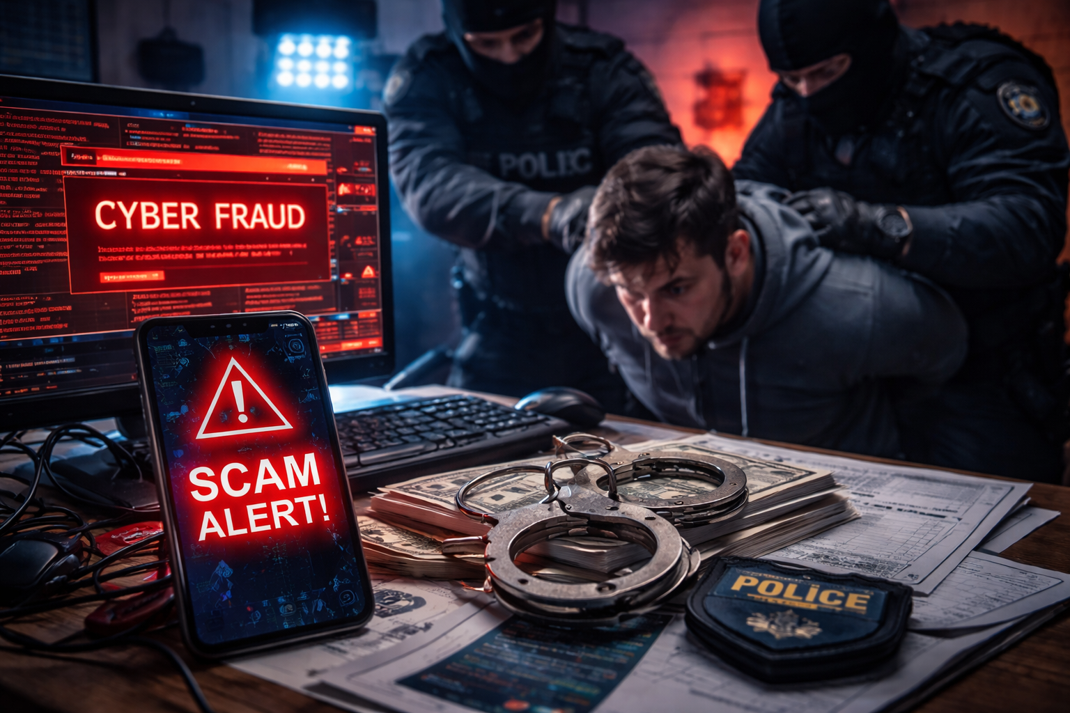 CYBER ARREST SCAM