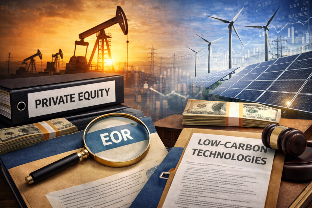 Private Equity and the Energy Transition: Legal Challenges in Financing EOR and Low-Carbon Technologies