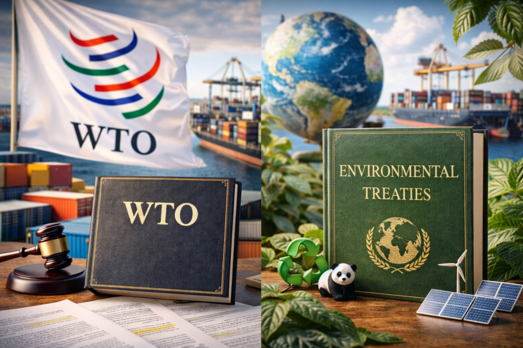 INTERNATIONAL TRADE AND ENVIRONMENTAL PROTECTION ( WTO VS. ENVIRONMENTAL TREATIES )