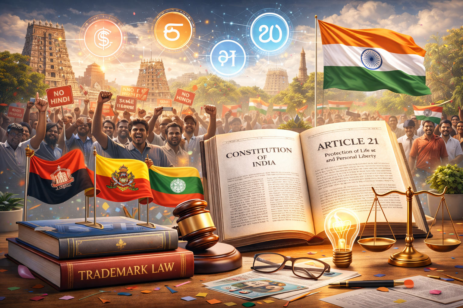 Linguistic Federalism and the Right to Life – A Constitutional Study and Critical Analysis of Anti-Hindi Resistance in South India and Its Implications for Article 21 and National Integration