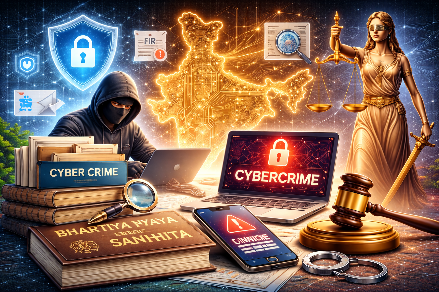 A LAYPERSON’S GUIDE TO SUBSTANTIVE AND PROCEDURAL DIMENSIONS OF CYBERCRIMES: AN ANALYSIS UNDER BHARTIYA NYAYA SANHITA.