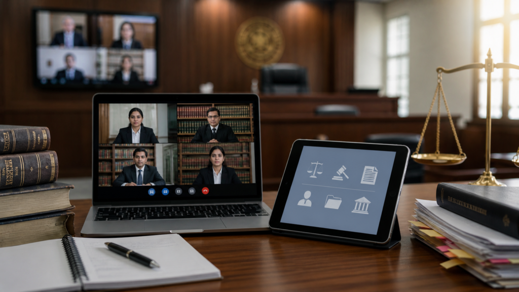 DIGITALIZATION OF COURT PROCESSES INVESTIGATING THE IMPACT OF E-COURTSAND VIRTUAL HEARINGS ON JUDICIAL EFFICIENCY IN 2025