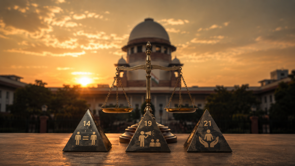 The Golden Triangle The Interplay of Articles 14, 19 and 21