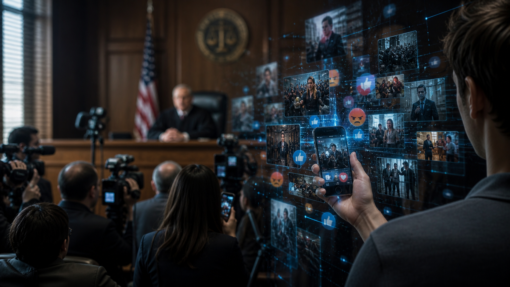 From Courtrooms to Newsfeeds: Trial by Media in the Era of Algorithms