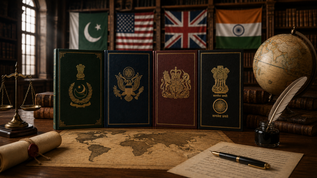 Origin and Historical Development of Written Constitutions: A Comparative Analysis of the Constitutions of Pakistan, the United States, the United Kingdom, and India