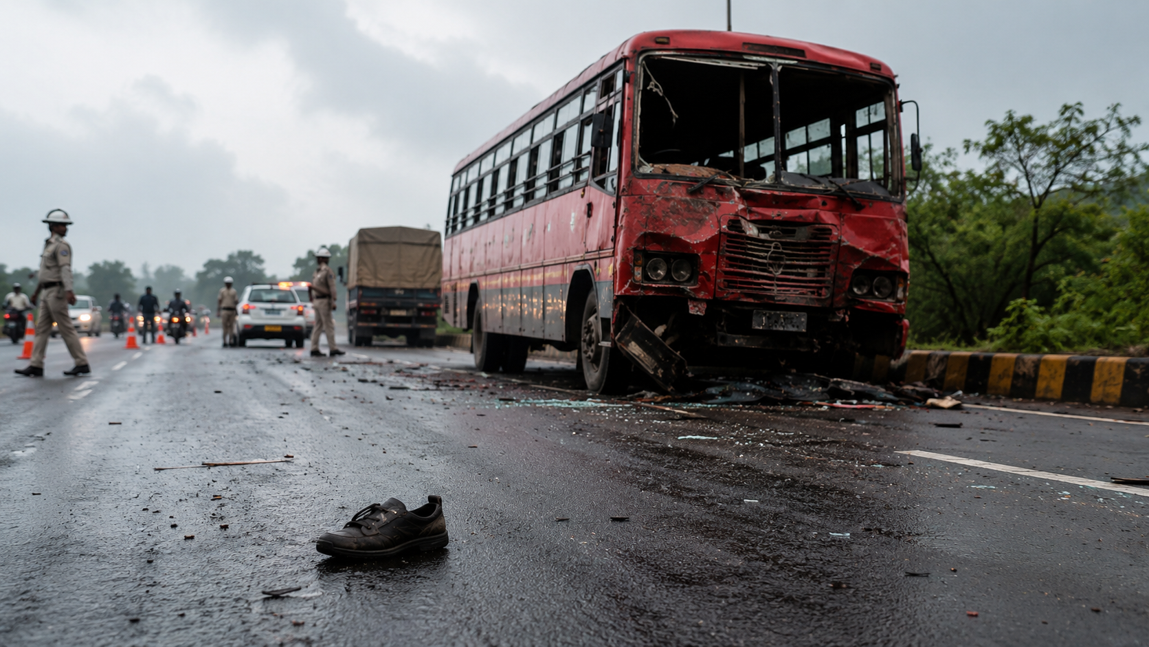 MSRTC · BUS ACCIDENTS · MAHARASHTRA BLOOD ON THE HIGHWAY