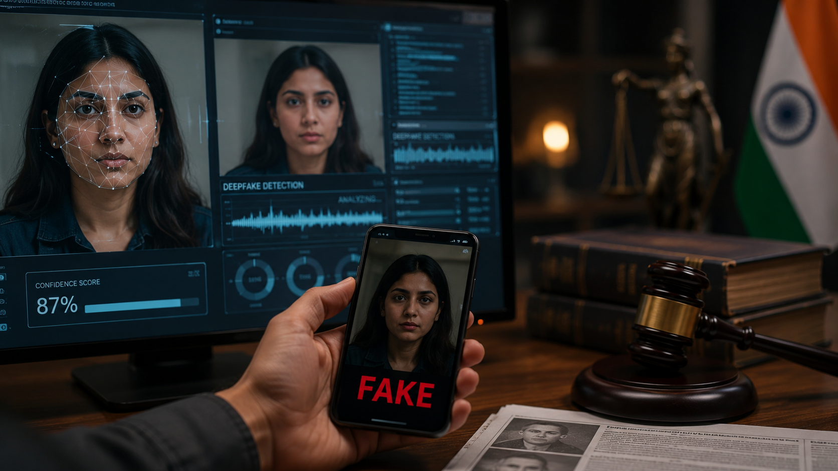 Deepfake Technology and Law in India: Evaluating the Adequacy of Existing Legal Responses to Synthetic Media.