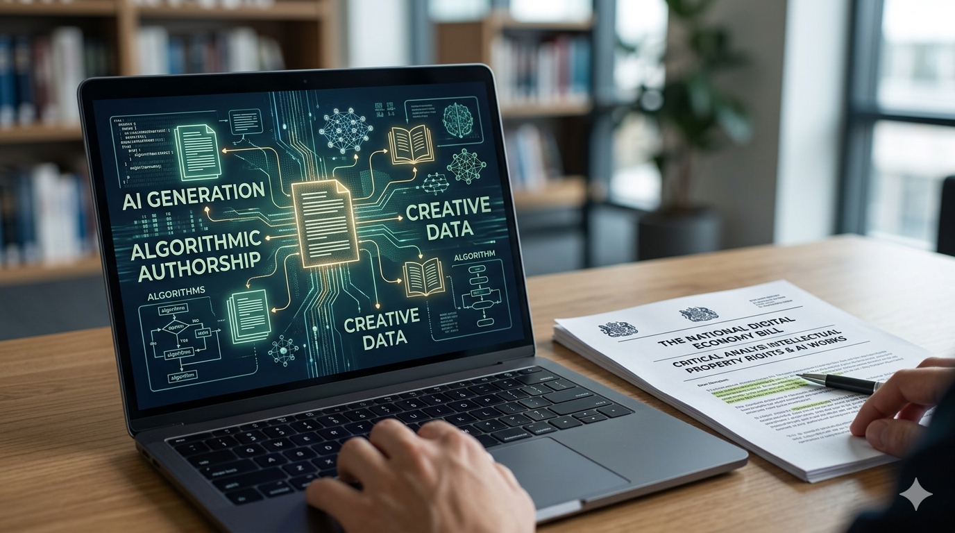 The Algorithmic Author: A Critical Analysis of AI-Generated Works and Intellectual Property Rights under the National Digital Economy Bill