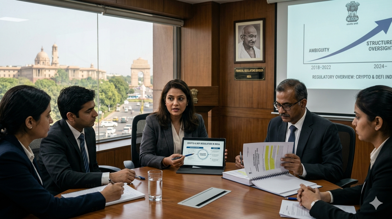 Regulation of Crypto Currency and Decentralized Finance in India: From Regulatory Ambiguity to Structured Oversight