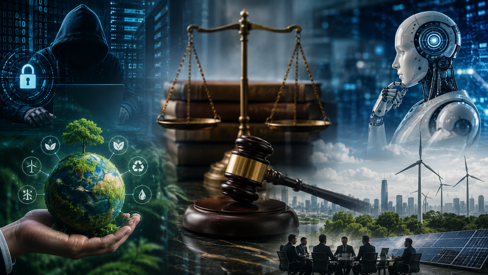 Emerging Areas of Law ( Cyber Law, Environmental Law, AIregulation, etc )