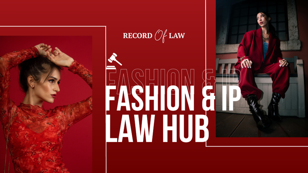 Red Minimalist Fashion Presentation